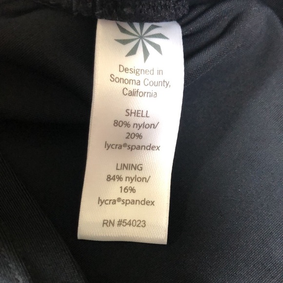 Athleta Twist Underwire Bra Cup Tankini Black 34D/DD Tall Halter Cut Out Back - Picture 5 of 5